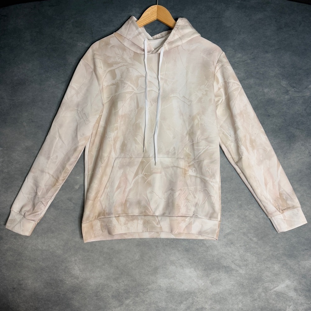 Light Camo Mens Hoodie Size M